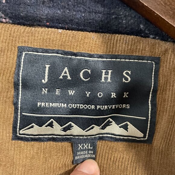 NWOT Jachs Men's XXL Wool Blend Outdoor Aztec Pattern Sherpa Lined Button Down - Picture 5 of 9